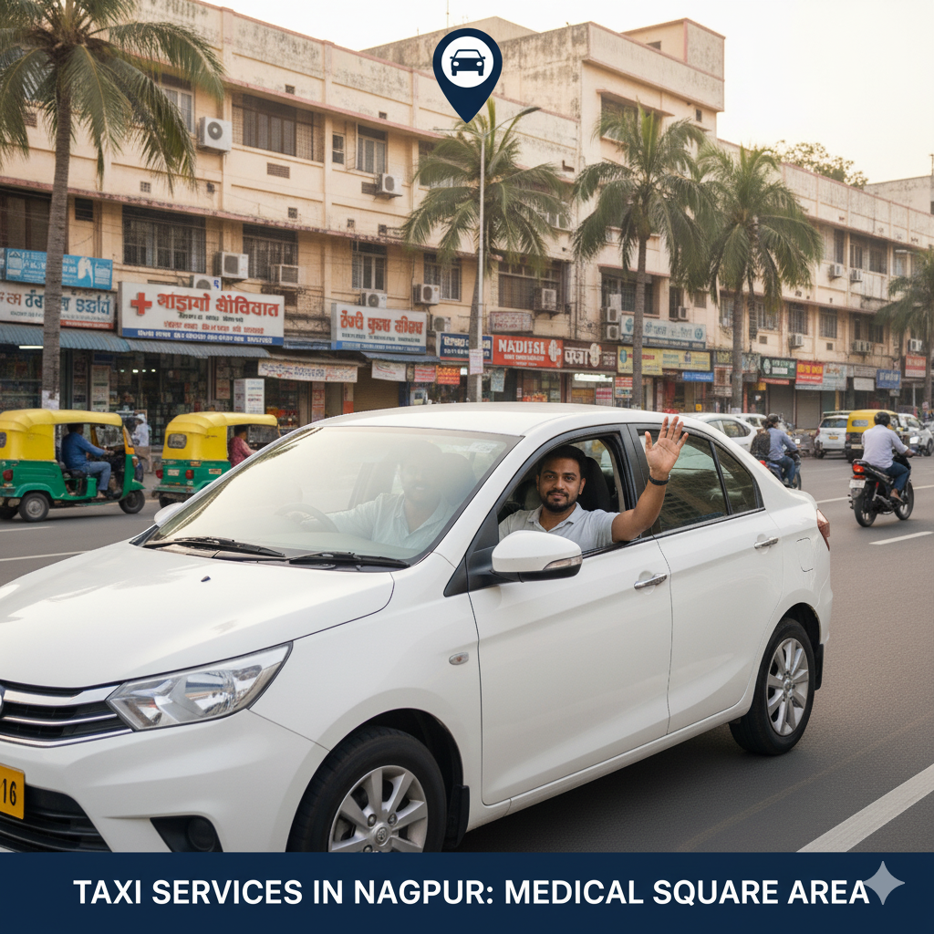 Taxi Services in Medical Square Area,Nagpur